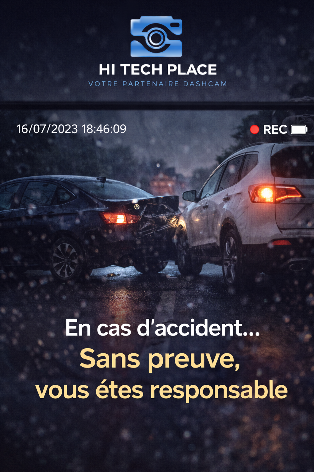 Dashcam 1080p avec capteur G, enregistreur vidéo pour véhicule, vision nocturne améliorée, enregistrement en boucle. Caméra arrière et carte 32Go inclus.